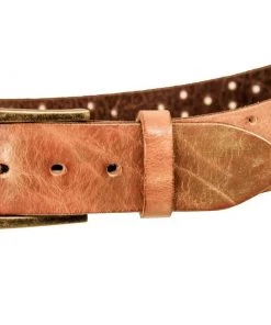 Sublime Clothing Boutique Accessories Embrazio Perforata Curved Belt