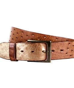 Sublime Clothing Boutique Accessories Embrazio Perforata Curved Belt