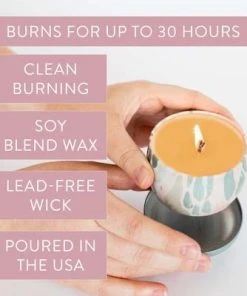 Sublime Clothing Boutique Gifts + Home Accents Bridgewater Sweet Grace Candle #033