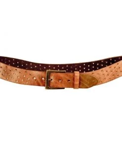 Sublime Clothing Boutique Accessories Embrazio Perforata Curved Belt