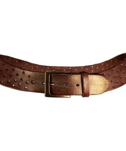 Sublime Clothing Boutique Accessories Embrazio Perforata Curved Belt