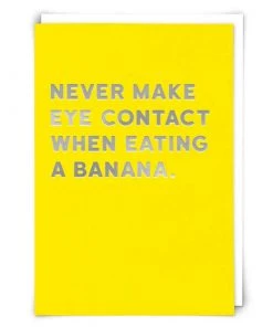 Red Back Cards Foil Letter Funny Greeting Cards