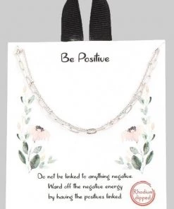 Sublime Clothing Boutique Be Positive Necklace Accessories
