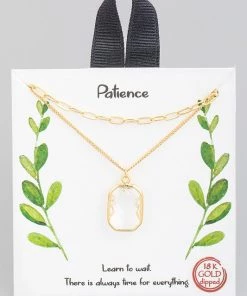 Fame Accessories Patience Necklace