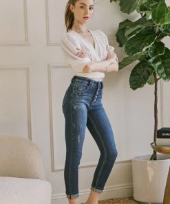 Kancan Bottoms Rhodes Slim Straight Denim 11 Kancan Bottoms Rhodes Slim Straight Denim