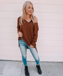 La Miel Dakota V Neck Sweater 57 La Miel Dakota V Neck Sweater