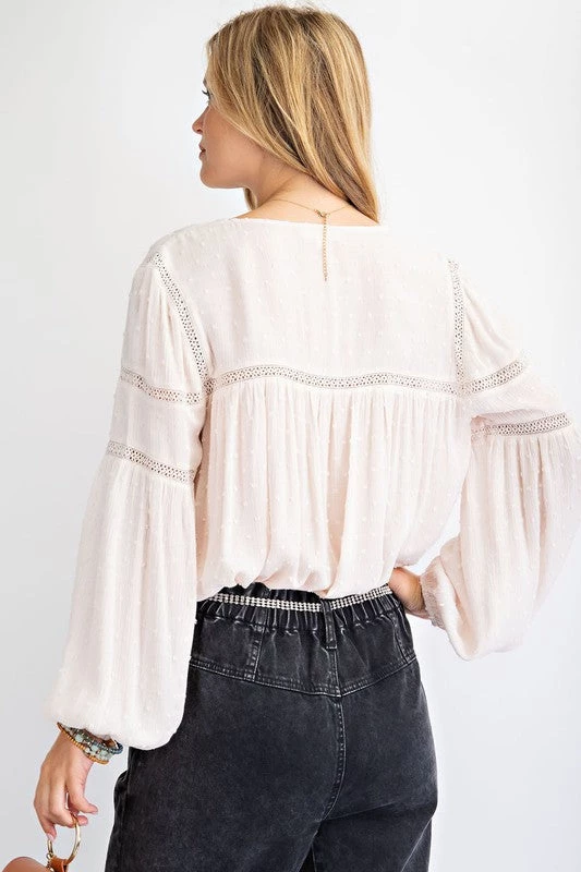 Easel Tops Dot To Dot Blouse 19 Easel Tops Dot To Dot Blouse