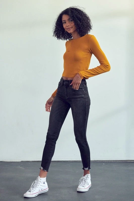 Kancan Bottoms Jax Mid Rise Denim 4 Kancan Bottoms Jax Mid Rise Denim