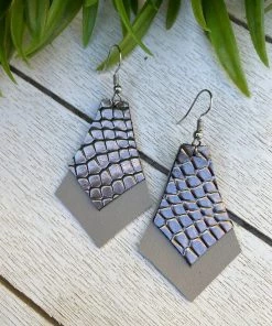 Annabela Designs Accessories Leather Drop Layered Snakeskin Earrings 9 Annabela Designs Accessories Leather Drop Layered Snakeskin Earrings