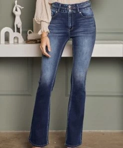 Kancan Bottoms Dante High Rise Bootcut Denim