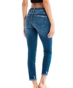 Kancan Hunter Mid Rise Skinny Jean Bottoms
