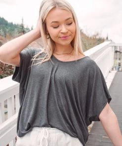 Enti Clothing Tops Leila Short Sleeve Dolman