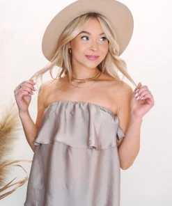 La Miel Lucia Ruffle Top Tops