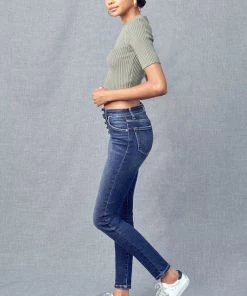 Kancan Thomas High Rise Denim Bottoms