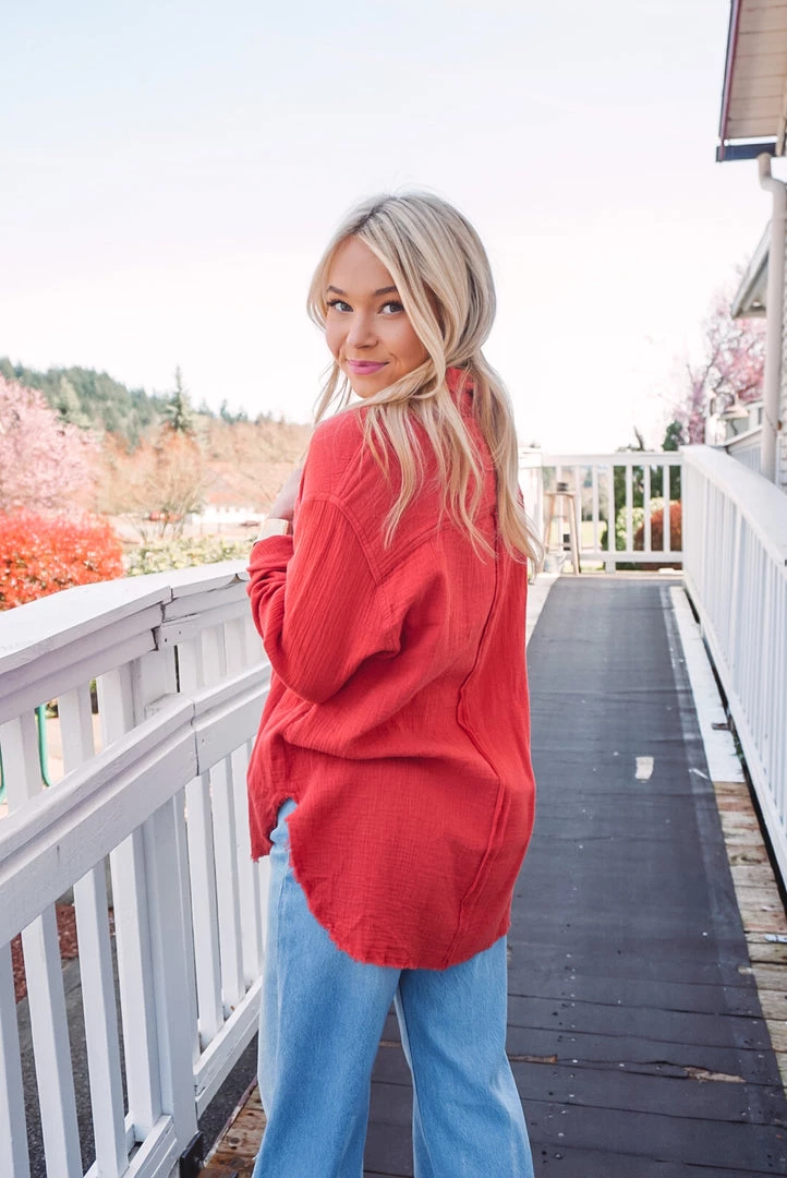 La Miel Tops Celia Button Down 5 La Miel Tops Celia Button Down