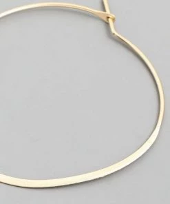 Sublime Clothing Boutique Accessories Thin Hoop Earrings