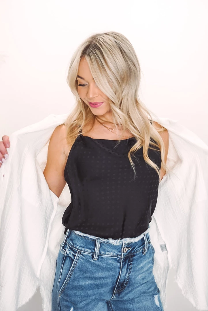 La Miel Tops Celia Button Down 29 La Miel Tops Celia Button Down