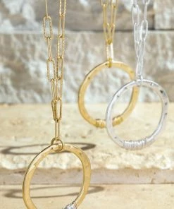 Urbanista Wrapped Up Circle Pendant Necklace Accessories