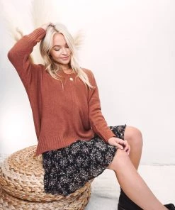 La Miel Dakota V Neck Sweater 51 La Miel Dakota V Neck Sweater