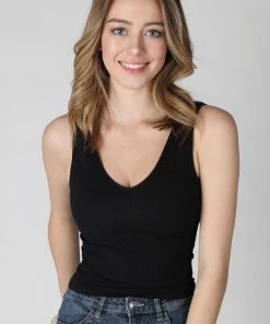 Tops NikiBiki Ruby Ribbed Crop Tank 62 Tops NikiBiki Ruby Ribbed Crop Tank