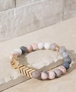 Urbanista Accessories Chevron & Stone Bracelet