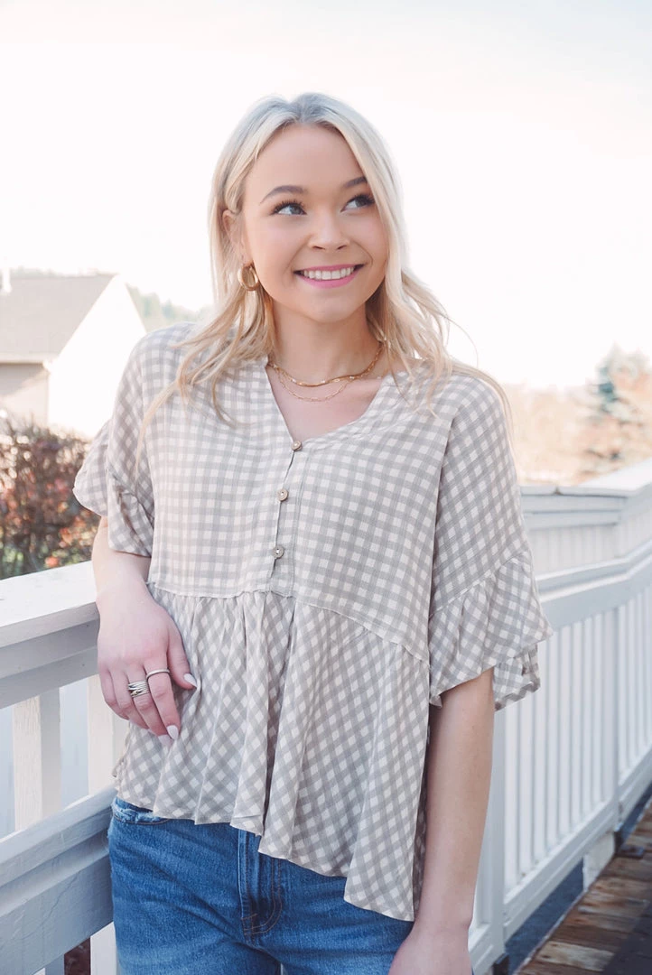 Promesa Derby Peplum Blouse 10 Promesa Derby Peplum Blouse