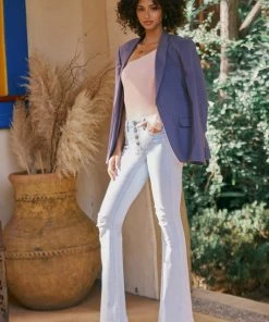 Kancan Hudson Mid Rise Flare