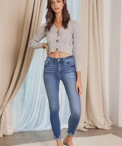 Kancan Campbell Mid Rise Denim Bottoms