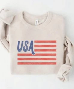 Oat Collective USA Flag Pullover