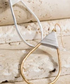 Urbanista Wrapped Up Tear Drop Earring