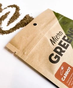 Seattle Seed Co. Non-GMO Microgreens Carrot Seeds Gifts + Home Accents