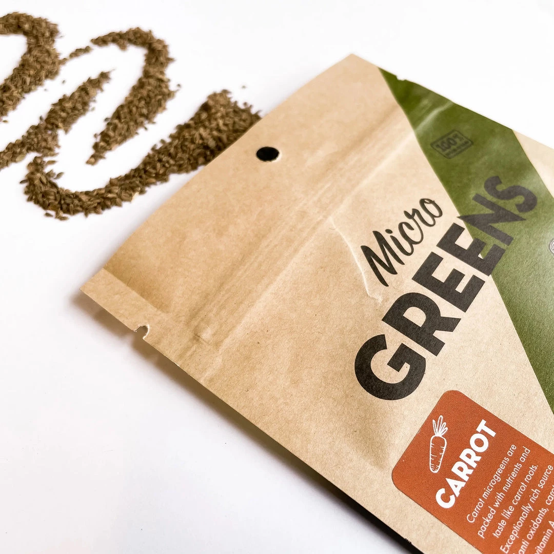 Seattle Seed Co. Non-GMO Microgreens Carrot Seeds Gifts + Home Accents 1 Seattle Seed Co. Non-GMO Microgreens Carrot Seeds Gifts + Home Accents