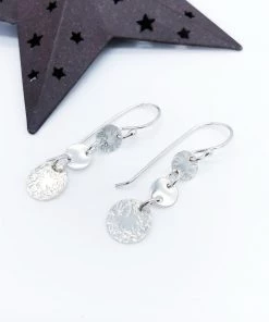 Twisted Designs By Beth Accessories Twisted Designs Dainty Triple Disc Earrings
