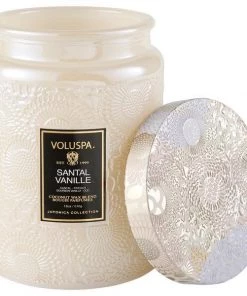 Sublime Clothing Boutique Gifts + Home Accents Voluspa Santal Vanille Large Jar Candle