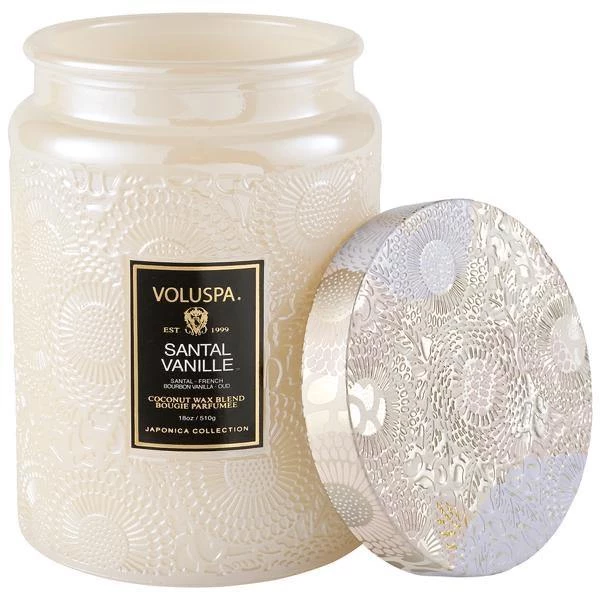 Sublime Clothing Boutique Gifts + Home Accents Voluspa Santal Vanille Large Jar Candle 2 Sublime Clothing Boutique Gifts + Home Accents Voluspa Santal Vanille Large Jar Candle