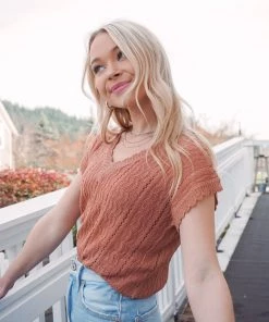 Hem & Thread Bentley Pointelle Sweater Set