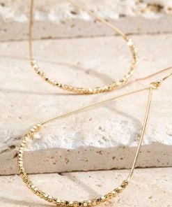 Sublime Clothing Boutique Simple Bling Teardrop Hoop Accessories