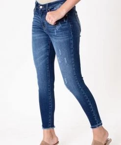 Kancan Lincoln Mid Rise Denim Bottoms