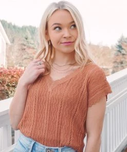 Hem & Thread Bentley Pointelle Sweater Set