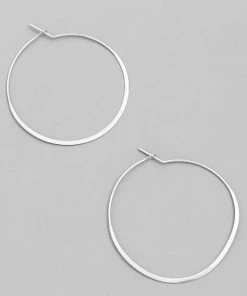 Sublime Clothing Boutique Accessories Thin Hoop Earrings