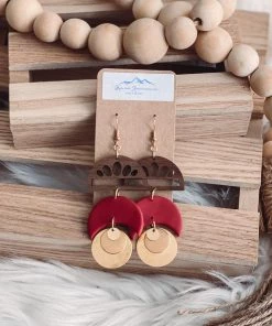 Kathy Smith Artistic Perspective Bold Love Clay Earrings