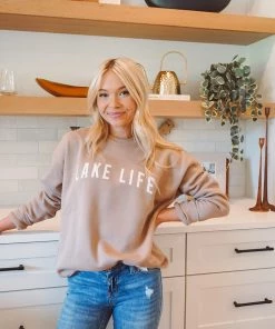 Oat Collective Tops Lake Life Pullover