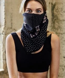 Sublime Clothing Boutique Dark Floral Bandana Accessories