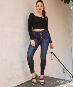 Kancan Berkeley High Rise Denim Bottoms