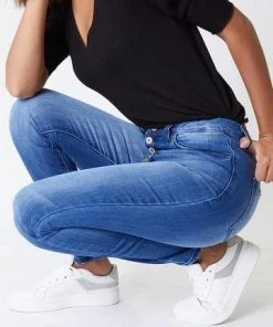 Kancan Bottoms Mason High Rise Denim