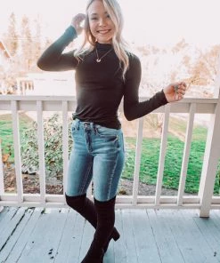 Active Basic Tops Annika Turtleneck