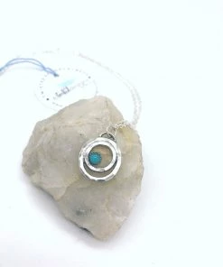 Twisted Designs By Beth Twisted Designs Double Circle Amazonite Necklace Accessories