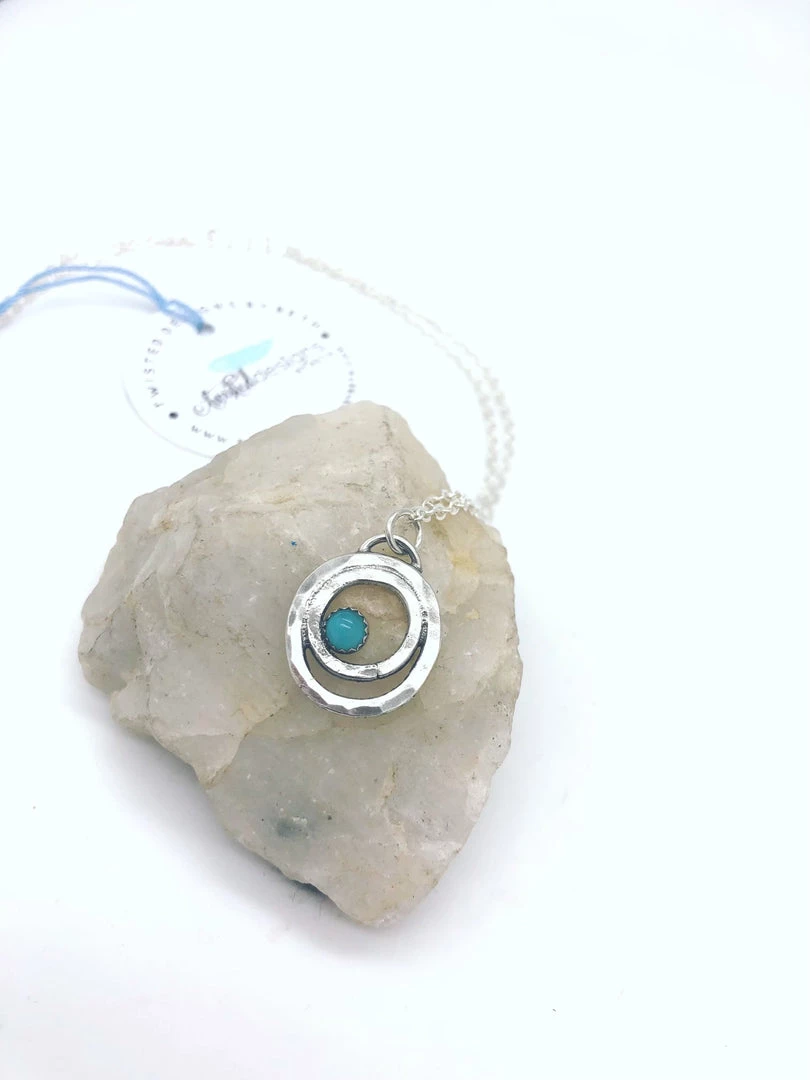 Twisted Designs By Beth Twisted Designs Double Circle Amazonite Necklace Accessories 1 Twisted Designs By Beth Twisted Designs Double Circle Amazonite Necklace Accessories
