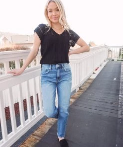 Hem & Thread Bentley Pointelle Sweater Set