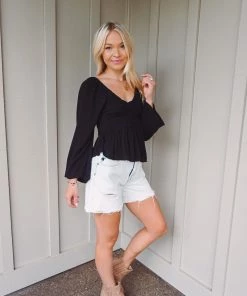 Active Basic New Arrivals Sunday Peplum Blouse